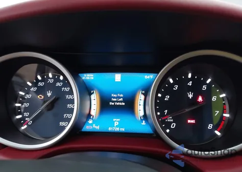 2020 Maserati Ghibli S Q4 Gransport z USA, uszkodzony, nr VIN ZAM57YTS3L1350388